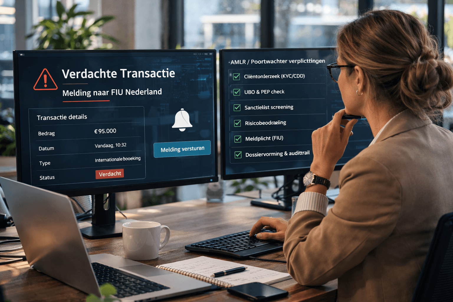 Wat is een poortwachter onder de AMLR